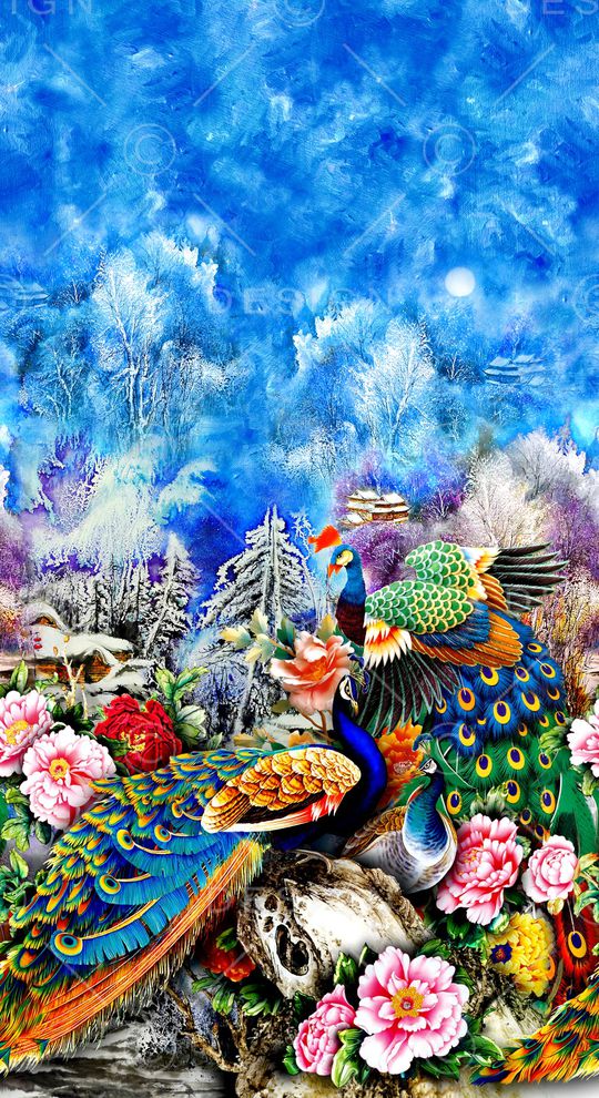 风景印花华亿平台图片