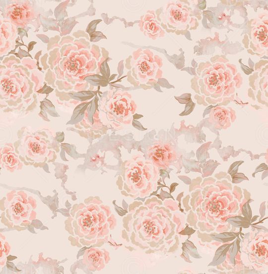 牡丹印花华亿平台图片