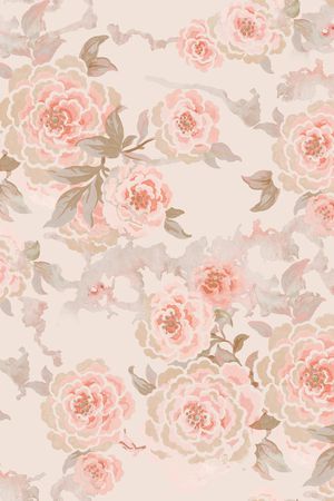 牡丹印花华亿平台图片