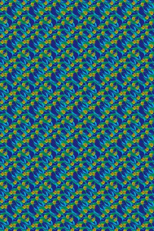 热带鱼印花华亿平台图片