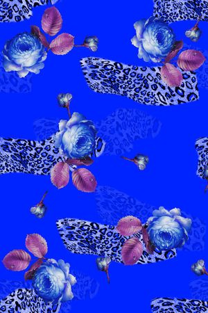 花朵印花华亿平台图片