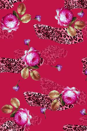 花朵印花华亿平台图片