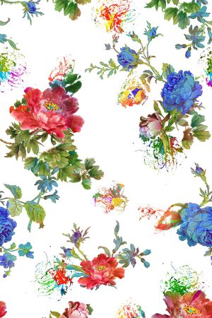 手绘印花华亿平台图片