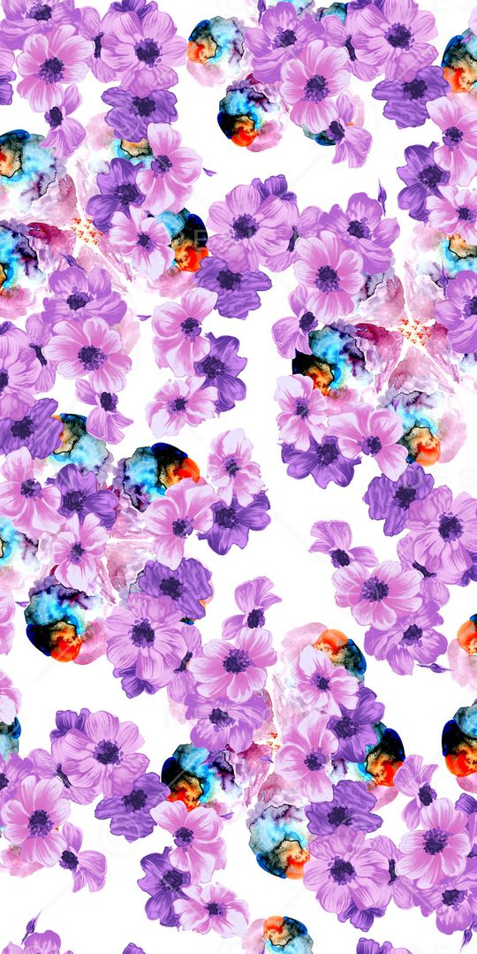 玉兰花印花华亿平台图片