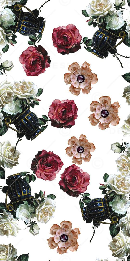 玉兰花印花华亿平台图片