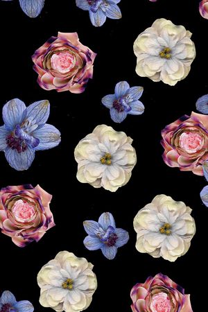 玉兰花印花华亿平台图片