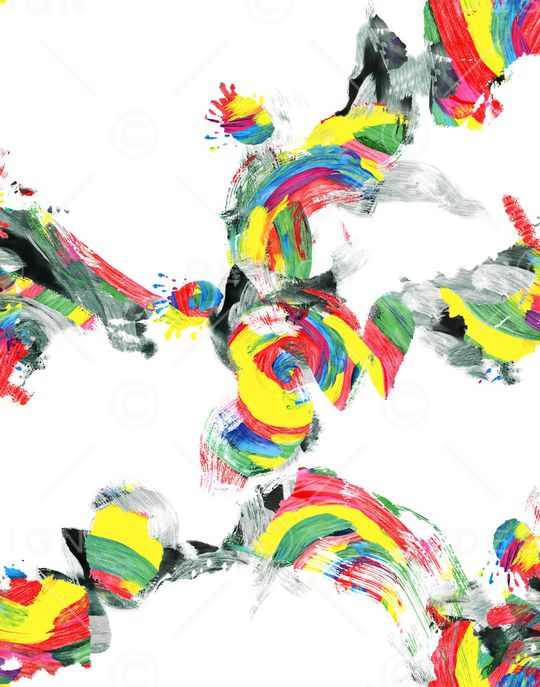 大气白底几何印花华亿平台图片