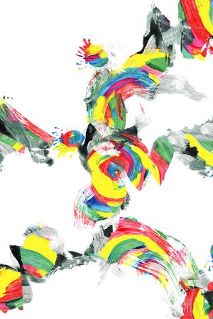 大气白底几何印花华亿平台图片