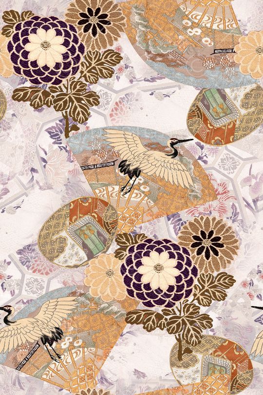 中国风印花华亿平台图片