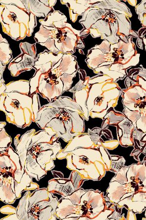 乱花印花华亿平台图片