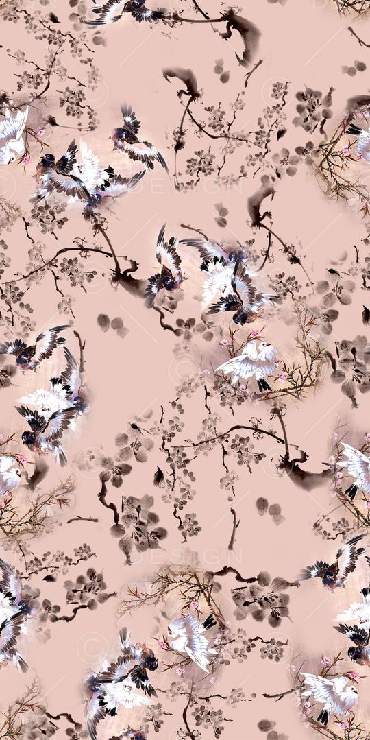 仙鹤印花华亿平台图片