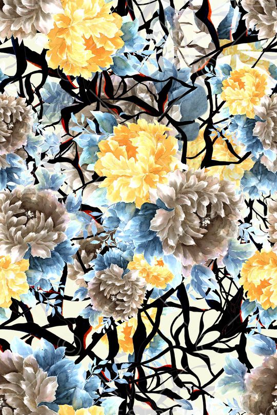 E中国风情印花华亿平台图片