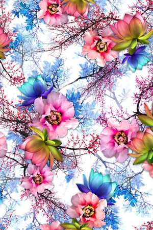 清新印花华亿平台图片