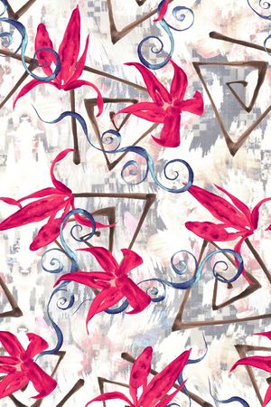 花朵印花华亿平台图片