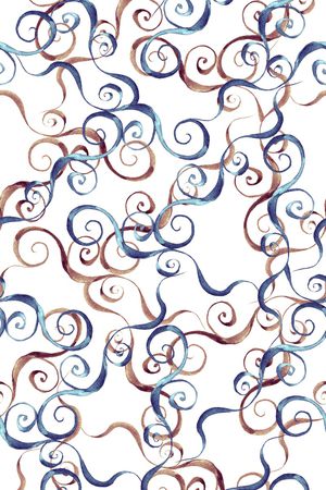 卷草纹印花华亿平台图片