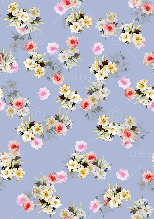 小碎花印花华亿平台图片