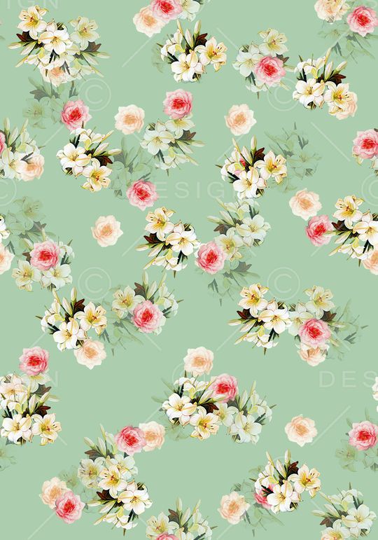 小碎花印花华亿平台图片