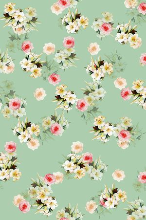 小碎花印花华亿平台图片