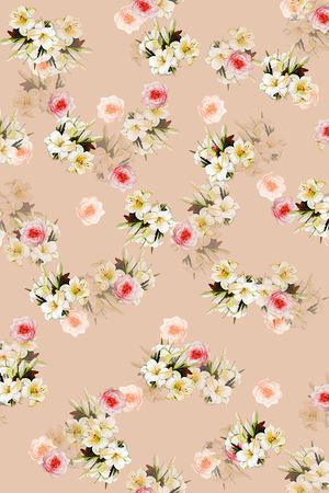 小碎花印花华亿平台图片