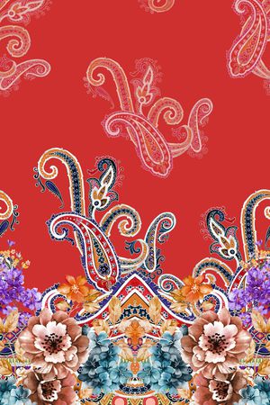 腰果印花华亿平台图片