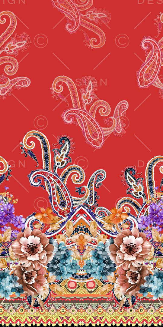 腰果印花华亿平台图片