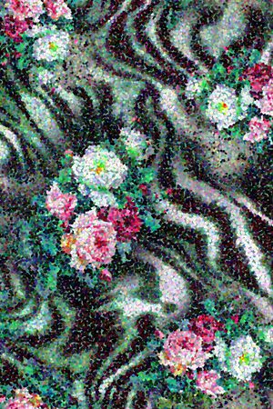 抽象印花华亿平台图片