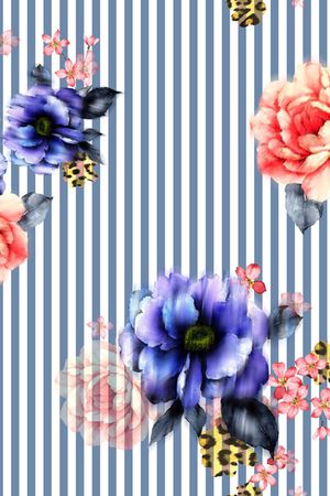 乱花印花华亿平台图片