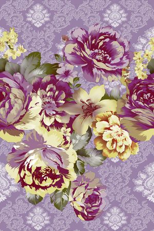 花朵印花华亿平台图片