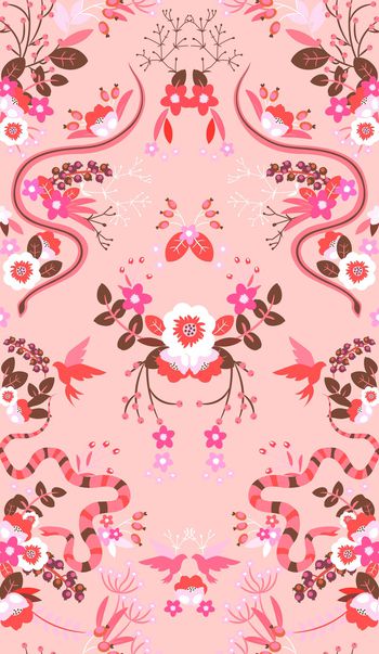 807896-花蛇壁纸粉红