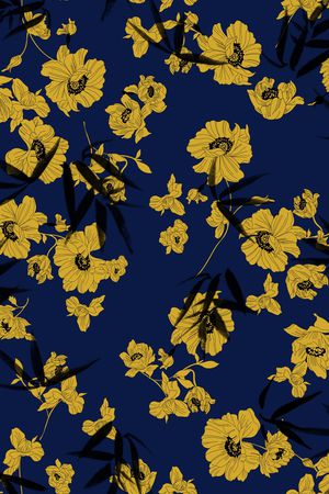 手绘印花华亿平台图片