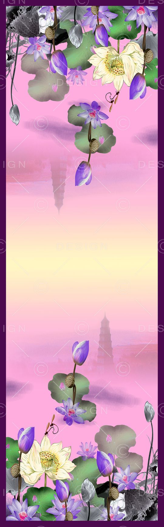 披肩长巾印花华亿平台图片