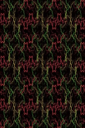 波浪条纹印花华亿平台图片