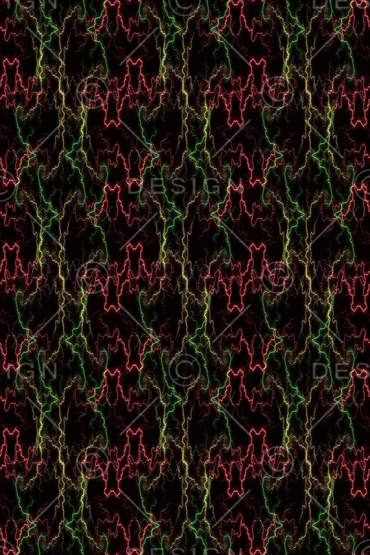 波浪条纹印花华亿平台图片