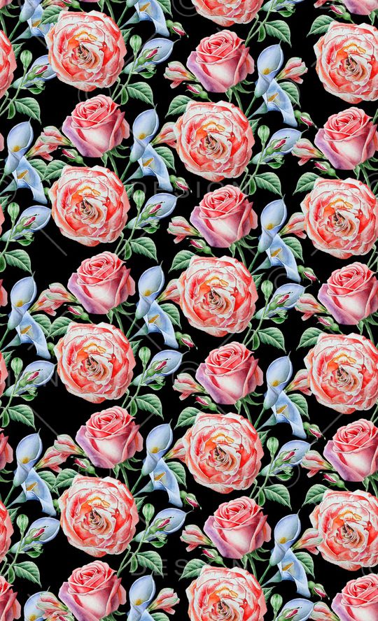 玫瑰印花华亿平台图片