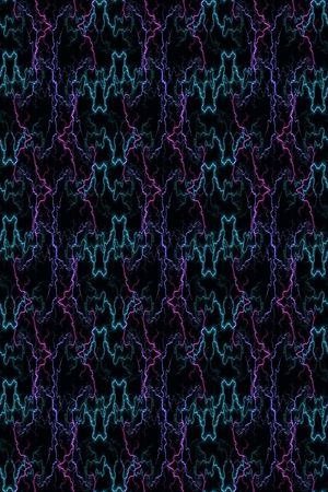 波浪条纹印花华亿平台图片