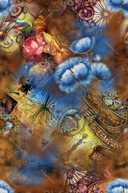 抽象印花华亿平台图片