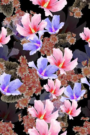 乱花印花华亿平台图片