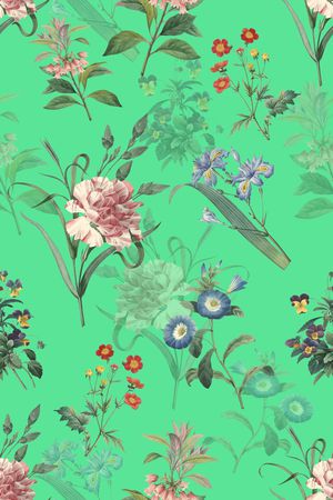 兰花印花华亿平台图片