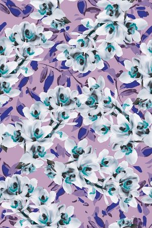 小碎花印花华亿平台图片