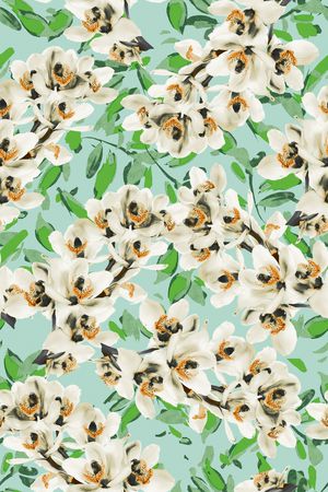 小碎花印花华亿平台图片