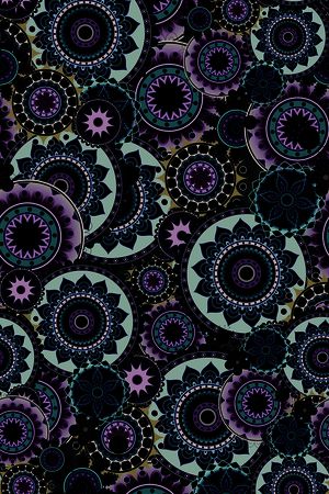 佩斯利印花华亿平台图片