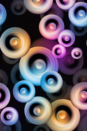 圆圈印花华亿平台图片