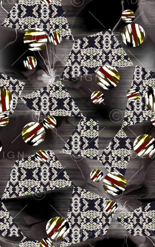 几何印花华亿平台图片