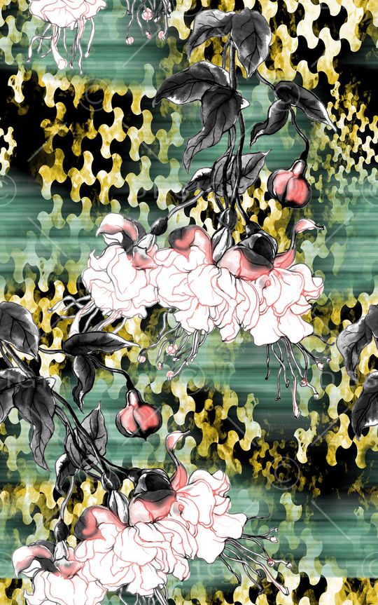 几何印花华亿平台图片