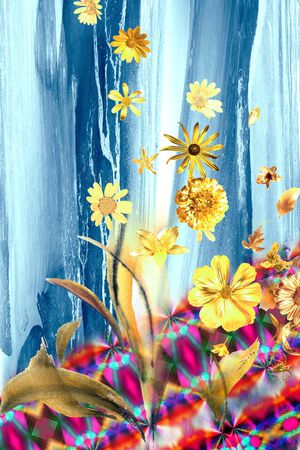 花朵印花华亿平台图片