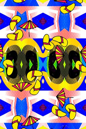 几何印花华亿平台图片