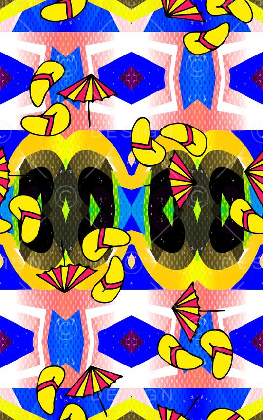 几何印花华亿平台图片