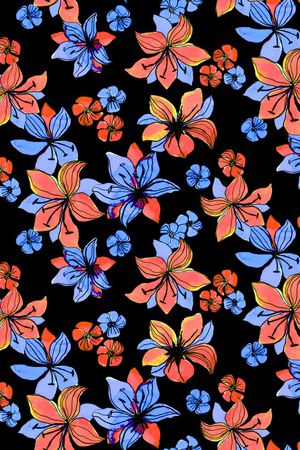 手绘印花华亿平台图片