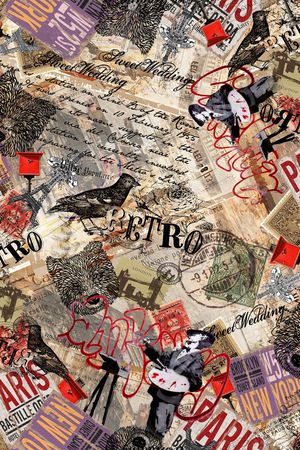 L字母符号印花华亿平台图片