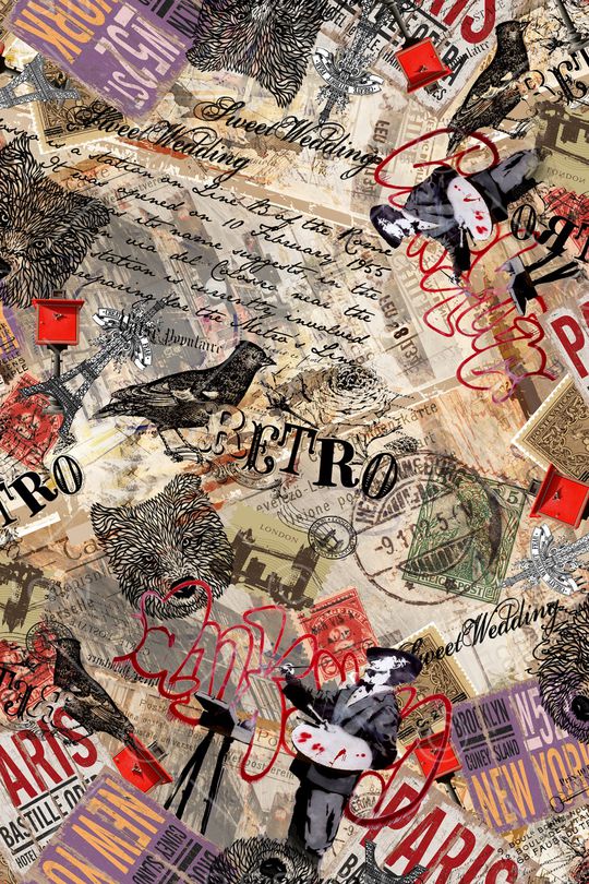 L字母符号印花华亿平台图片